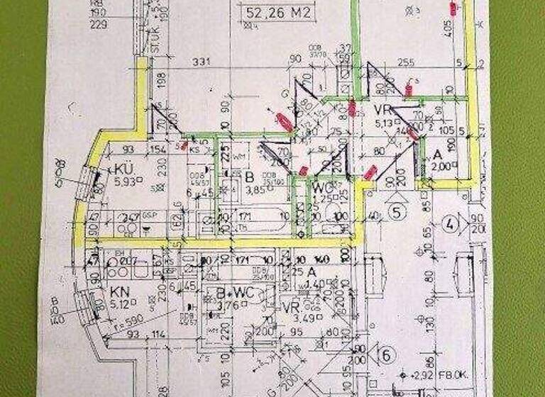 Wohnung zur Miete 618 € 2 Zimmer 52,3 m² Mühlgasse Baden 2500