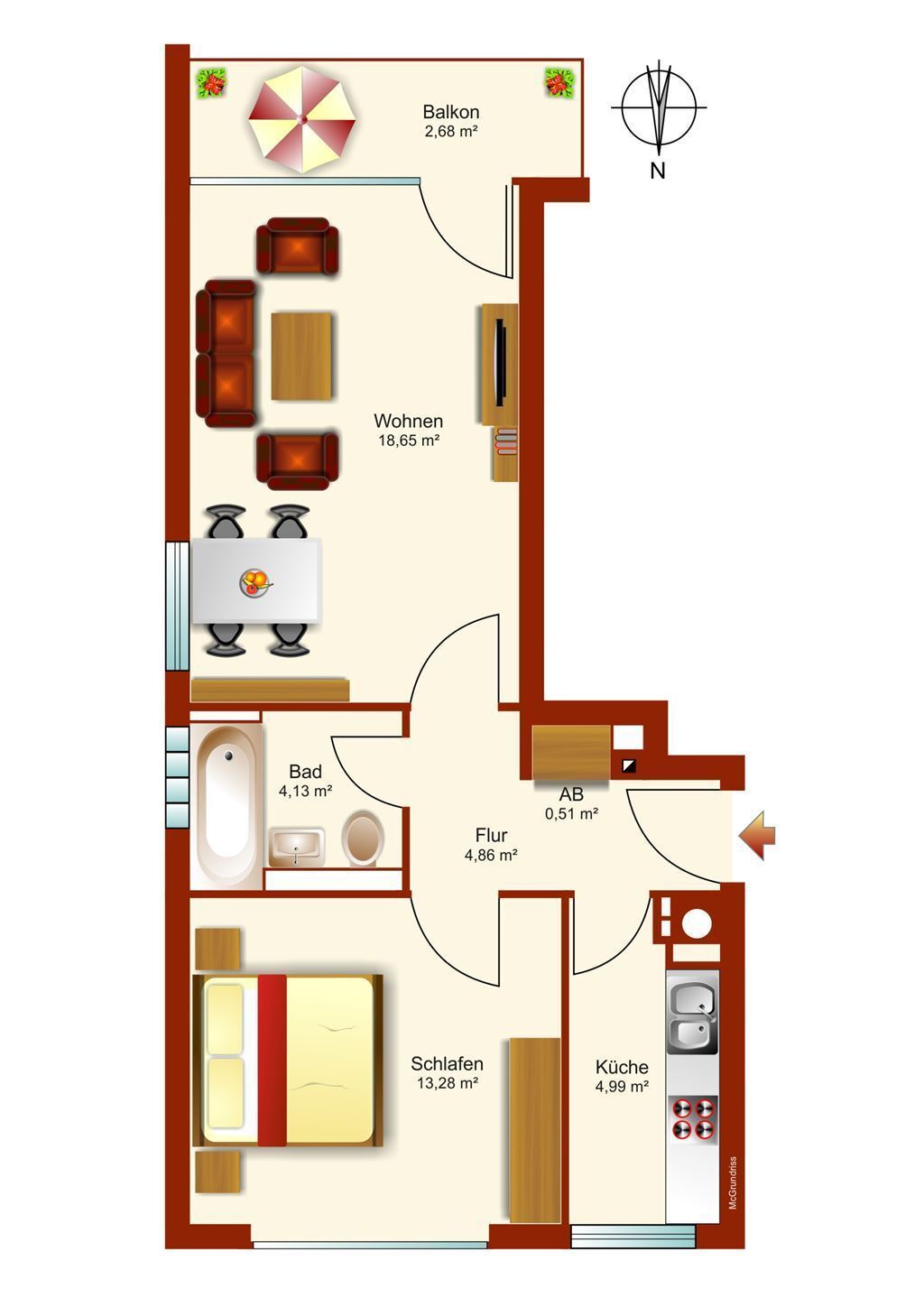 Wohnung zum Kauf als Kapitalanlage geeignet 279.000 € 2 Zimmer 48 m²<br/>Wohnfläche Garmisch Garmisch-Partenkirchen 82467