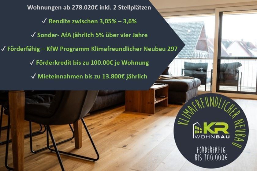 Wohnanlage zum Kauf provisionsfrei als Kapitalanlage geeignet 367.740 € 3 Zimmer 102,2 m²<br/>Fläche Flachslanden Flachslanden 91604