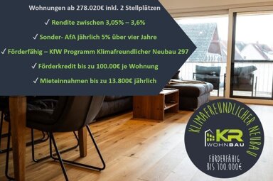 Wohnanlage zum Kauf provisionsfrei als Kapitalanlage geeignet 367.740 € 3 Zimmer 102,2 m² Flachslanden Flachslanden 91604