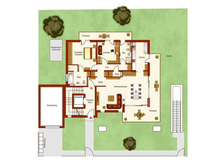 Wohnung zur Miete - Erstbezug 2.500 € 3 Zimmer 132 m² Radebeul 01445
