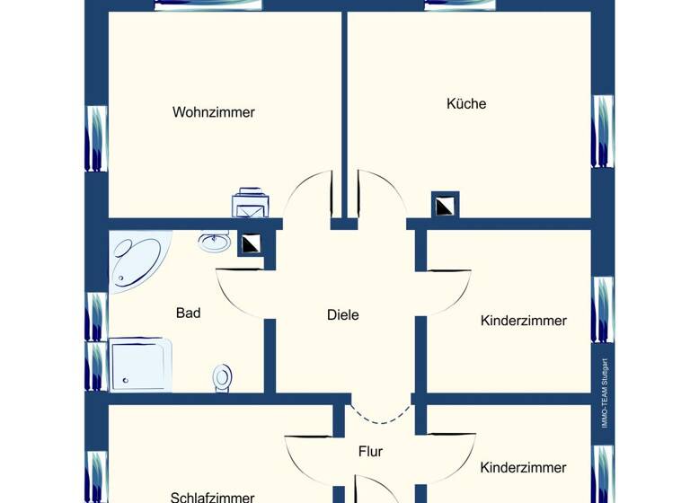 Wohnung zum Kauf 199.000 € 4 Zimmer 83 m² 1. Geschoss Welzheim 73642