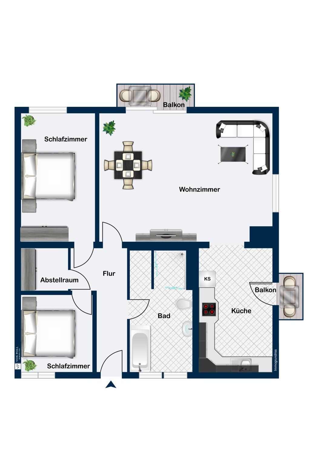 Wohnung zum Kauf 229.000 € 3 Zimmer 96 m²<br/>Wohnfläche 3.<br/>Geschoss Ungelsheim Duisburg / Ungelsheim 47259