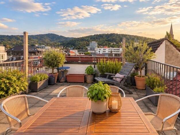Terrassenwohnung zum Kauf provisionsfrei 790.000 € 3 Zimmer 97 m² Geschoss 3/4 Altstadt Freiburg im Breisgau 79098