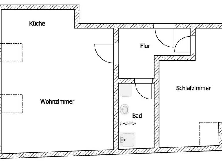 Wohnung zur Miete 270 € 2 Zimmer 49,7 m²<br/>Wohnfläche Dachgeschoss, 2.<br/>Geschoss ab sofort<br/>Verfügbarkeit Markt 14 Strehla Strehla 01616