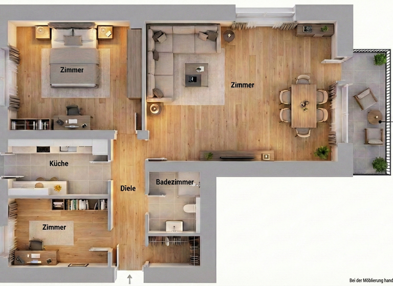 Wohnung zum Kauf 358.000 € 3 Zimmer 93 m² frei ab sofort St Johannis Nürnberg 90419