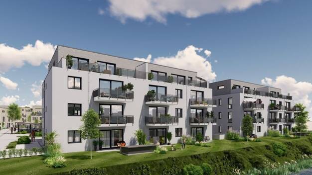 Wohnung zum Kauf - Neubau 379.400 € 3 Zimmer 75,1 m² frei ab 01.12.2025 Karlsdorf Karlsdorf-Neuthard 76689