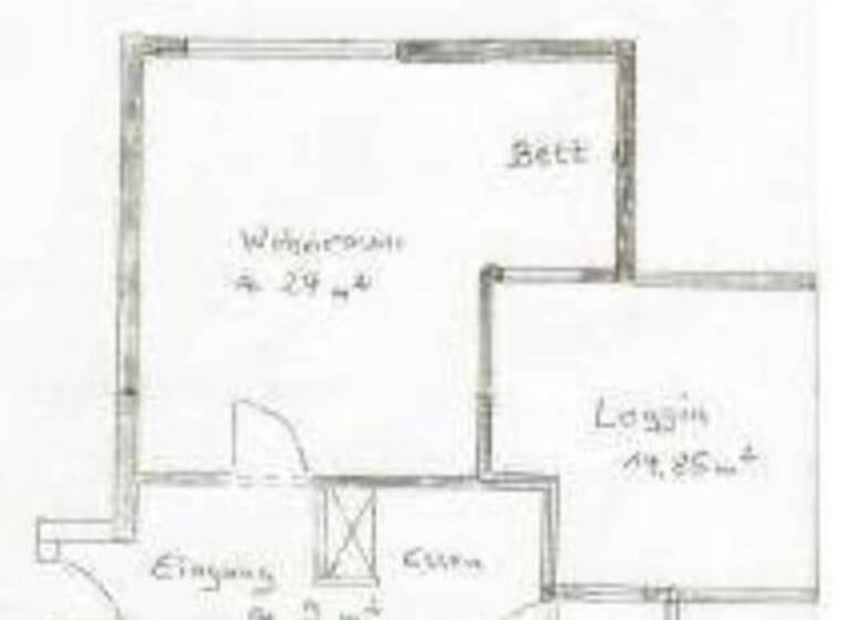 Wohnung zur Miete 700 € 1,5 Zimmer 50 m² Geschoss 1/1 frei ab sofort Bad Soden 65812