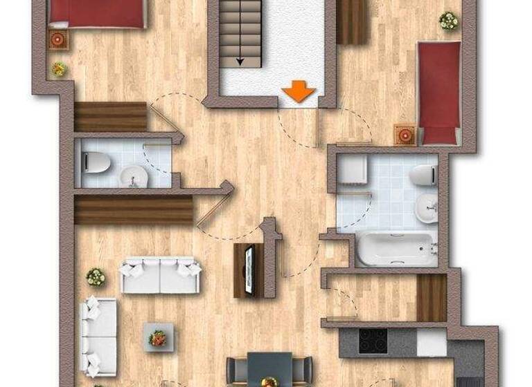 Wohnung zum Kauf 429.000 € 3 Zimmer 92,9 m² 1. Geschoss Bretzenheim Mainz 55128