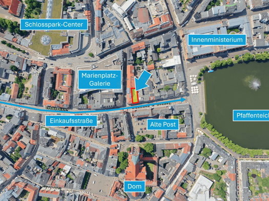 Gewerbeobjekt zum Kauf als Kapitalanlage geeignet 1.450.000 € 591,3 m² 337 m² Grundstück Mecklenburgstraße 15 Altstadt Schwerin 19053
