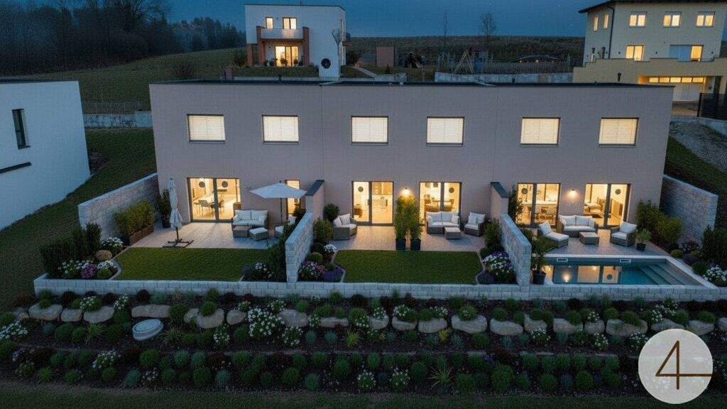 Reihenmittelhaus zum Kauf - Erstbezug 368.065 € 4 Zimmer 120 m² 225 m² Grundstück Pollham 4710