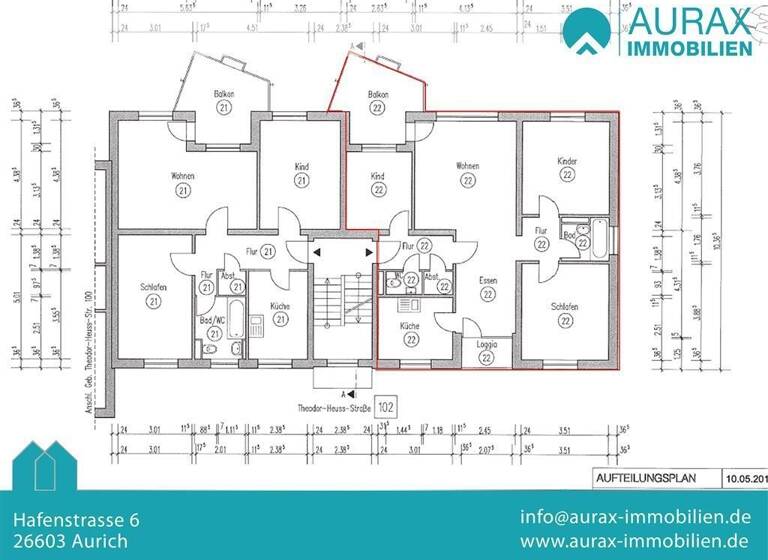 Wohnung zum Kauf 189.000 € 4 Zimmer 87 m² 1. Geschoss frei ab sofort Bloherfelde Oldenburg 26129