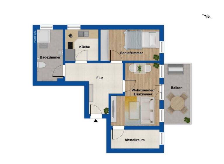 Wohnung zum Kauf 199.000 € 2 Zimmer 58 m² Bamberg 96050