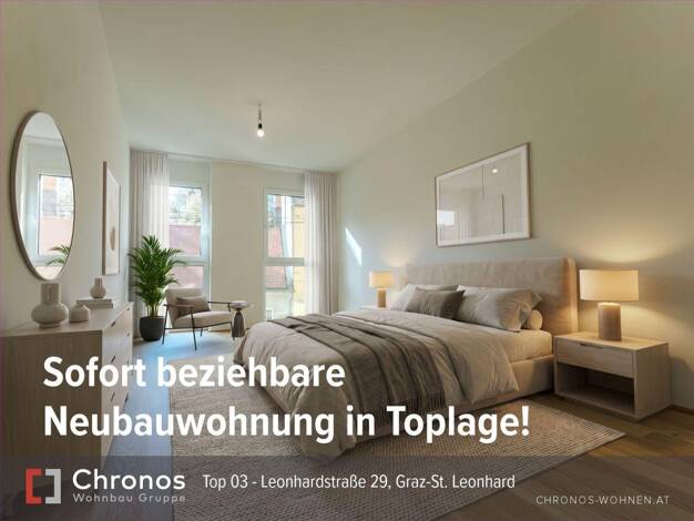Wohnung zum Kauf - Erstbezug 397.500 € 2 Zimmer 64 m² 1. Geschoss Sankt Leonhard Graz 8010