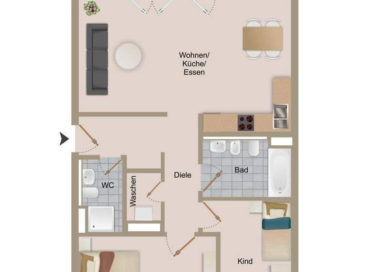 Wohnung zum Kauf 330.000 € 3 Zimmer 78 m² EG Roth 91154