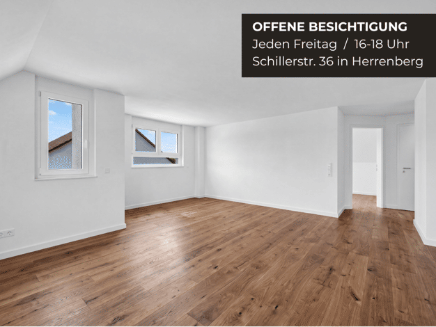 Maisonette zum Kauf - Neubau provisionsfrei 799.000 € 4 Zimmer 105,1 m² 2. Geschoss Schillerstraße 36 Herrenberg Herrenberg 71083