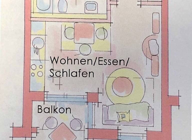 Studio zum Kauf 148.500 € 1 Zimmer 35 m²<br/>Wohnfläche 1.<br/>Geschoss Nordstadt Fürth 90765