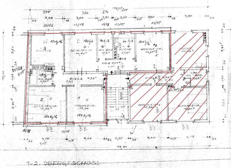 Wohnung zur Miete 579 € 4 Zimmer 100 m² 1. Geschoss frei ab 01.06.2026 Gartsträucherstr.113 Untermeiderich Duisburg 47137