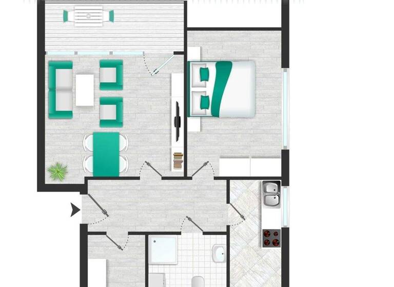 Studio zum Kauf 189.000 € 1 Zimmer 54,9 m² Burg auf Fehmarn Fehmarn 23769