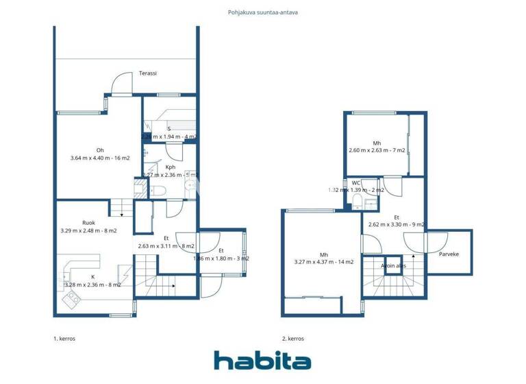 Reihenmittelhaus zum Kauf 312.000 € 3 Zimmer 84,5 m² 2.344 m² Grundstück Notkotie 53 Helsinki 00700
