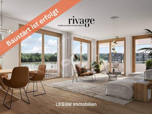 Wohnung zum Kauf - Neubau provisionsfrei 839.900 € 3 Zimmer 79 m² 2. Geschoss An den Grachten 3 Neustadt Mainz 55120