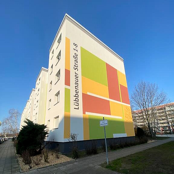 Wohnung zur Miete 319 € 2 Zimmer 48,1 m²<br/>Wohnfläche 5.<br/>Geschoss Lübbenauer Straße 8 Sachsendorf Cottbus 03048