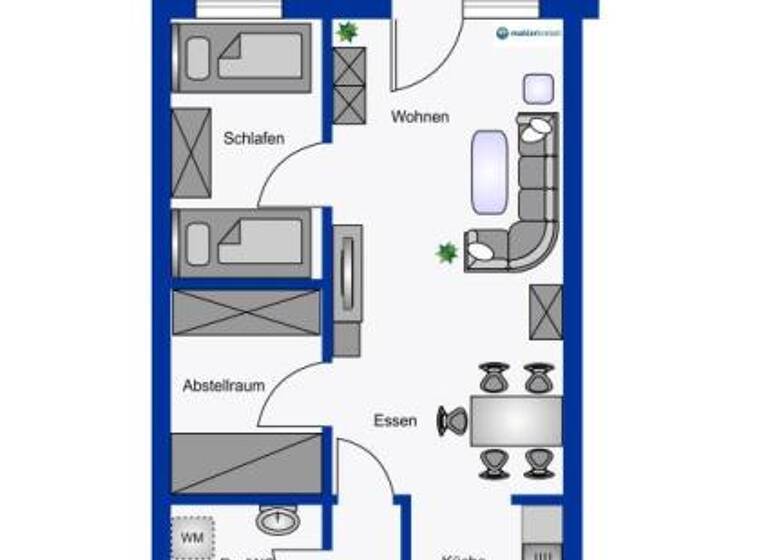 Wohnung zum Kauf 155.000 € 3 Zimmer 46 m²<br/>Wohnfläche Dornumersiel Dornum OT Dornumersiel 26553