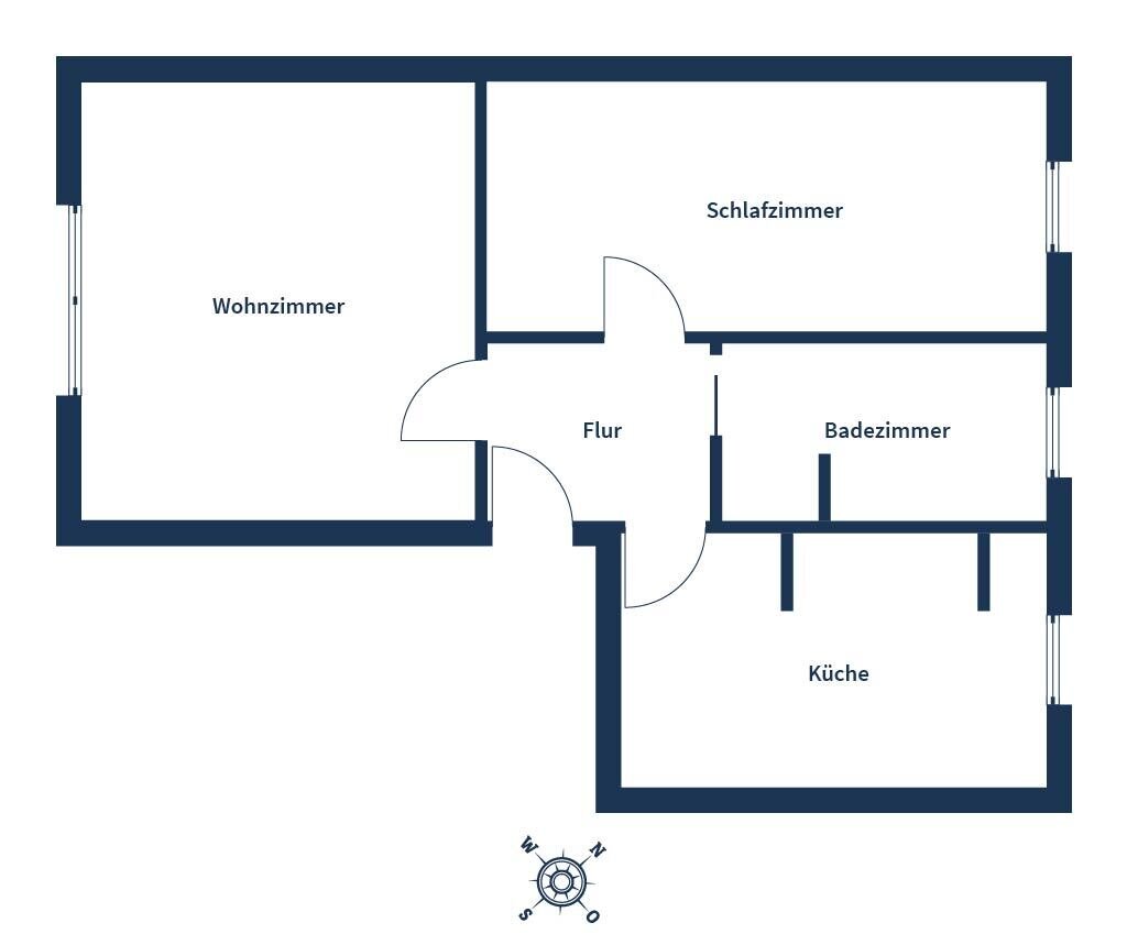 Wohnung zum Kauf 113.560 € 2 Zimmer 50 m²<br/>Wohnfläche 2.<br/>Geschoss Groß Stieten Groß Stieten 23972