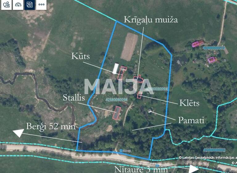 Einfamilienhaus zum Kauf 200.000 € 11 Zimmer 326 m² 53.900 m² Grundstück Krigali Nitaure 4112