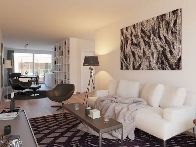 Penthouse zur Miete - Erstbezug 1.359 € 2 Zimmer 78,6 m² 5. Geschoss frei ab 01.12.2026 Kohlenstraße 29 Zentrum-Süd Leipzig 04107