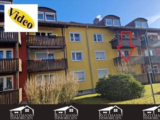 Wohnung zur Miete 295 € 2 Zimmer 48 m² 1. Geschoss frei ab 01.04.2026 Töpfergrubenweg 9 Innenstadt Hof 95030