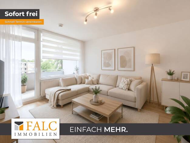Wohnung zur Miete 473 € 2,5 Zimmer 63 m² 3. Geschoss Emsring 16 Horsthausen Herne 44628