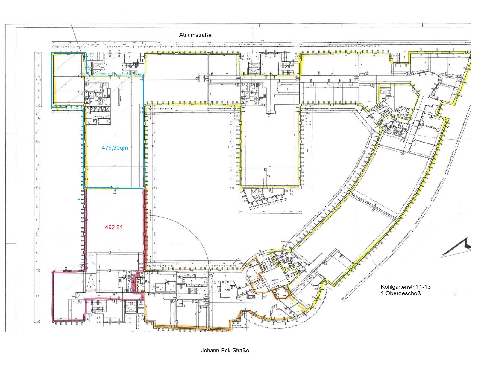 Bürofläche zur Miete 10 € 492,8 m²<br/>Bürofläche Neustadt-Neuschönefeld Leipzig 04103