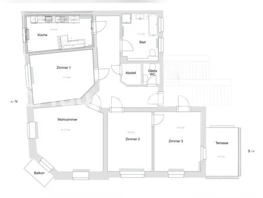 Wohnung zur Miete Tauschwohnung 1.100 € 4 Zimmer 141 m² 1. Geschoss Bühlau/Weißer Hirsch Dresden 01324