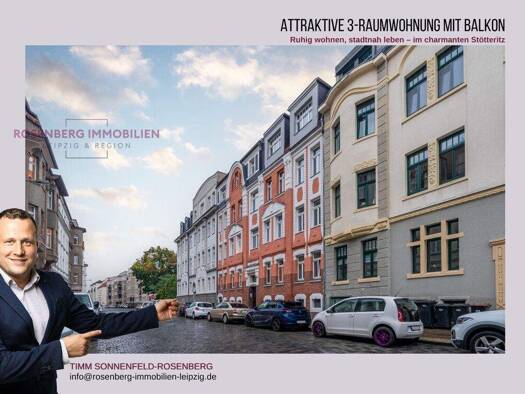 Wohnung zum Kauf 149.900 € 3 Zimmer 67,2 m² 2. Geschoss Stötteritz Leipzig 04299