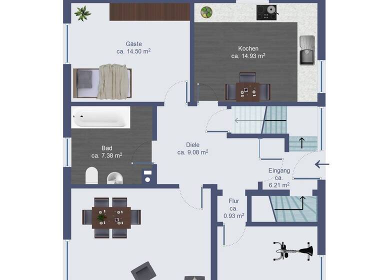 Mehrfamilienhaus zum Kauf 299.000 € 6 Zimmer 149,3 m² 900 m² Grundstück Am Kamp 9 Embühren 24819