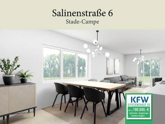 Wohnung zum Kauf provisionsfrei 515.700 € 4 Zimmer 94,8 m² EG Stade 21680