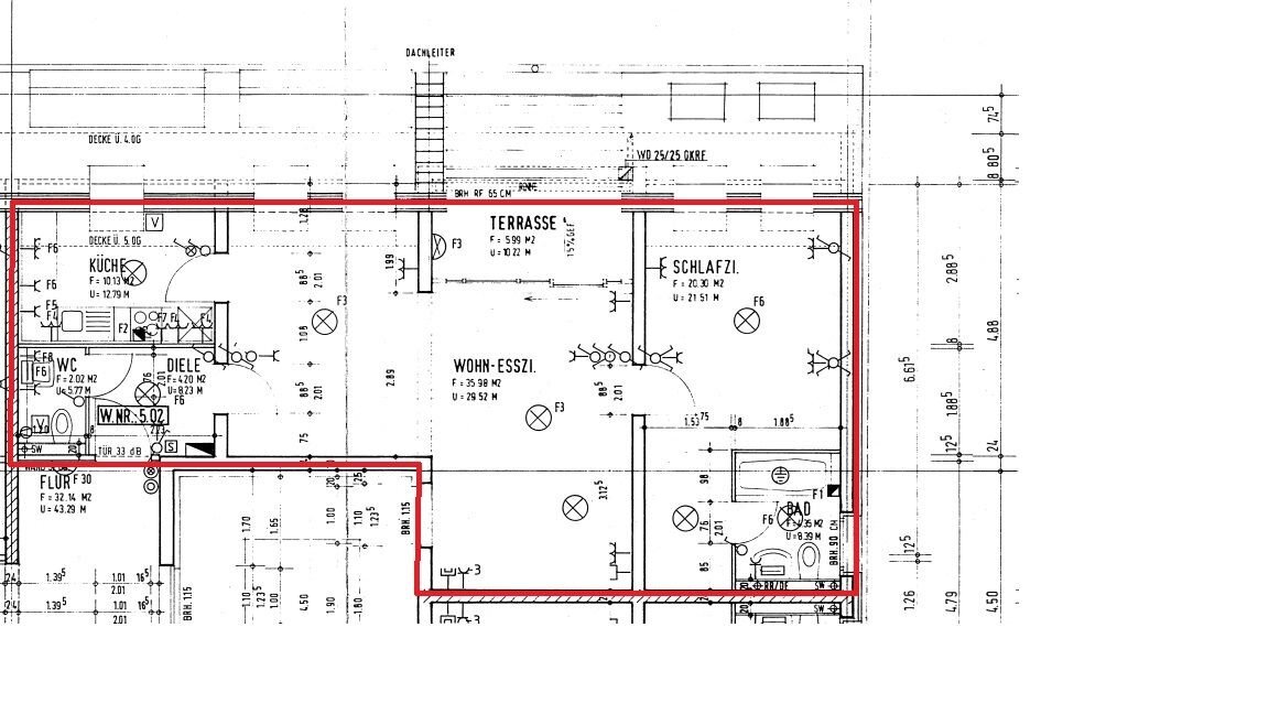 Wohnung zur Miete 735 € 2,5 Zimmer 77,7 m²<br/>Wohnfläche 5.<br/>Geschoss Landwehrplatz 6-7 Nauwieser Viertel Saarbrücken 66111