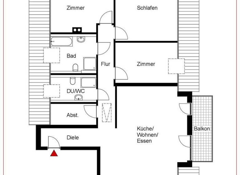Wohnung zum Kauf - Erstbezug 566.000 € 4 Zimmer 126 m² 3. Geschoss Biebrich Wiesbaden-Mainz-Kostheim 65203