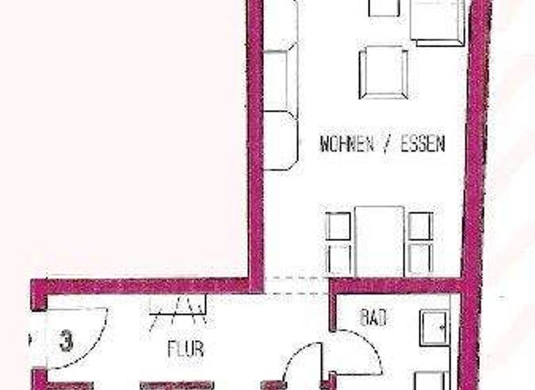 Wohnung zur Miete 300 € 2 Zimmer 64,7 m² 1. Geschoss frei ab 01.06.2026 Meerane 08393