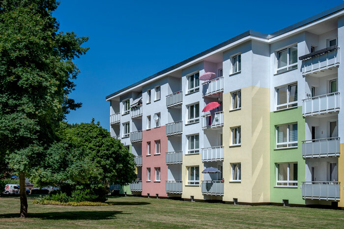 Wohnung zur Miete nur mit Wohnberechtigungsschein 452,04 € 3 Zimmer 65 m²<br/>Wohnfläche 3.<br/>Geschoss Meylantstraße 4 Dollersweg Dortmund 44319