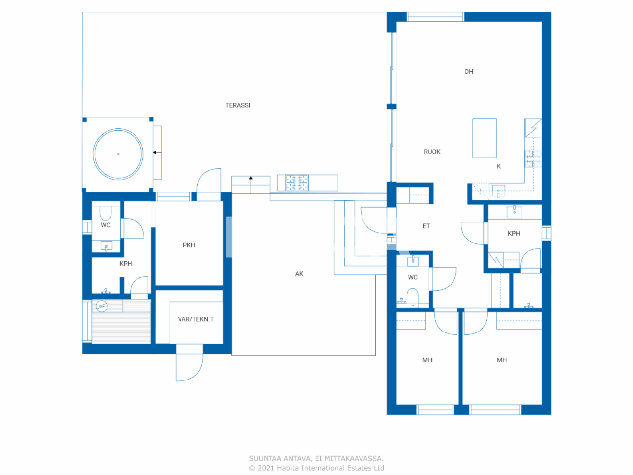 Einfamilienhaus zum Kauf 530.000 € 4 Zimmer 86 m²<br/>Wohnfläche 6.531 m²<br/>Grundstück Tenniskalliontie 6 Siuntio 02580