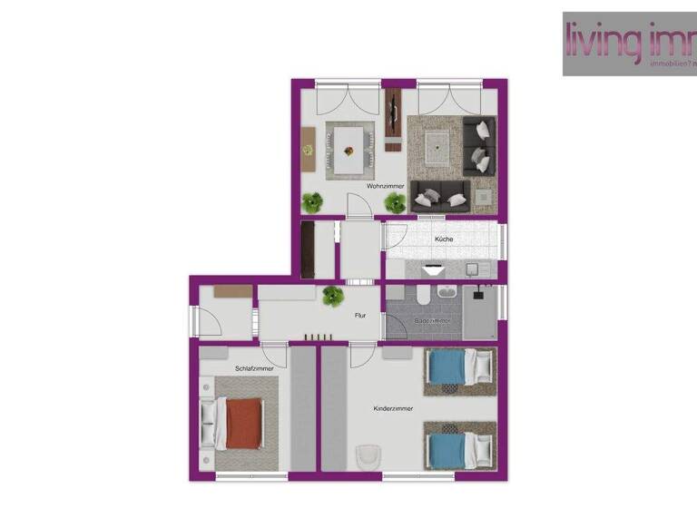 Wohnung zum Kauf 336.200 € 3 Zimmer 82 m² 1. Geschoss Mailing Ingolstadt 85055