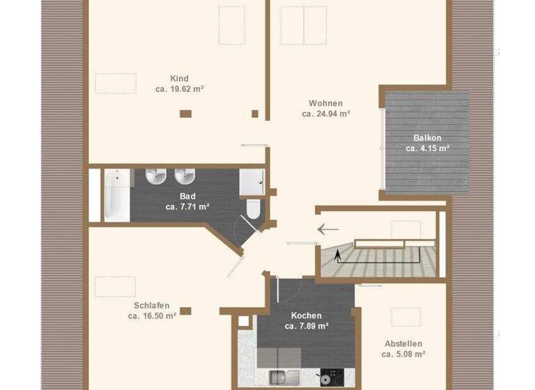 Wohnung zum Kauf provisionsfrei 329.000 € 3,5 Zimmer 85,7 m² Plauen Dresden 01187