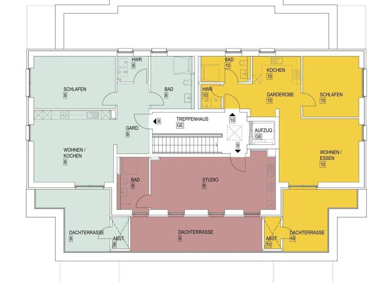 Penthouse zum Kauf provisionsfrei 389.000 € 2 Zimmer 72 m² 3. Geschoss Buchenweg Brietlingen 21382
