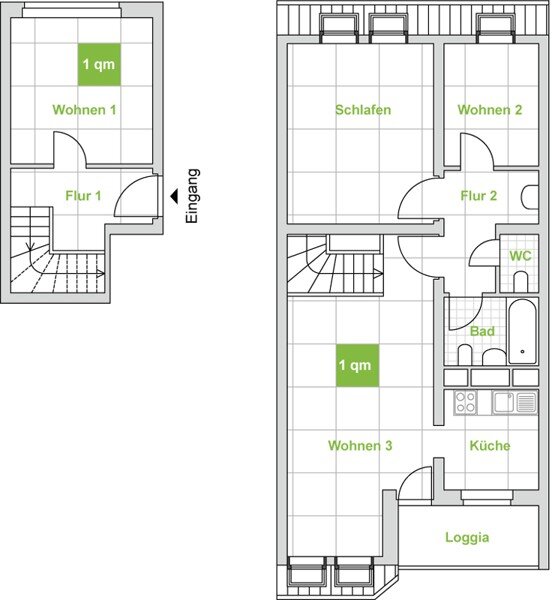 Wohnung zur Miete nur mit Wohnberechtigungsschein 517 € 4 Zimmer 69,2 m²<br/>Wohnfläche 6.<br/>Geschoss 30.01.2025<br/>Verfügbarkeit Bönischplatz 7 Johannstadt-Nord (Bönischplatz) Dresden 01307