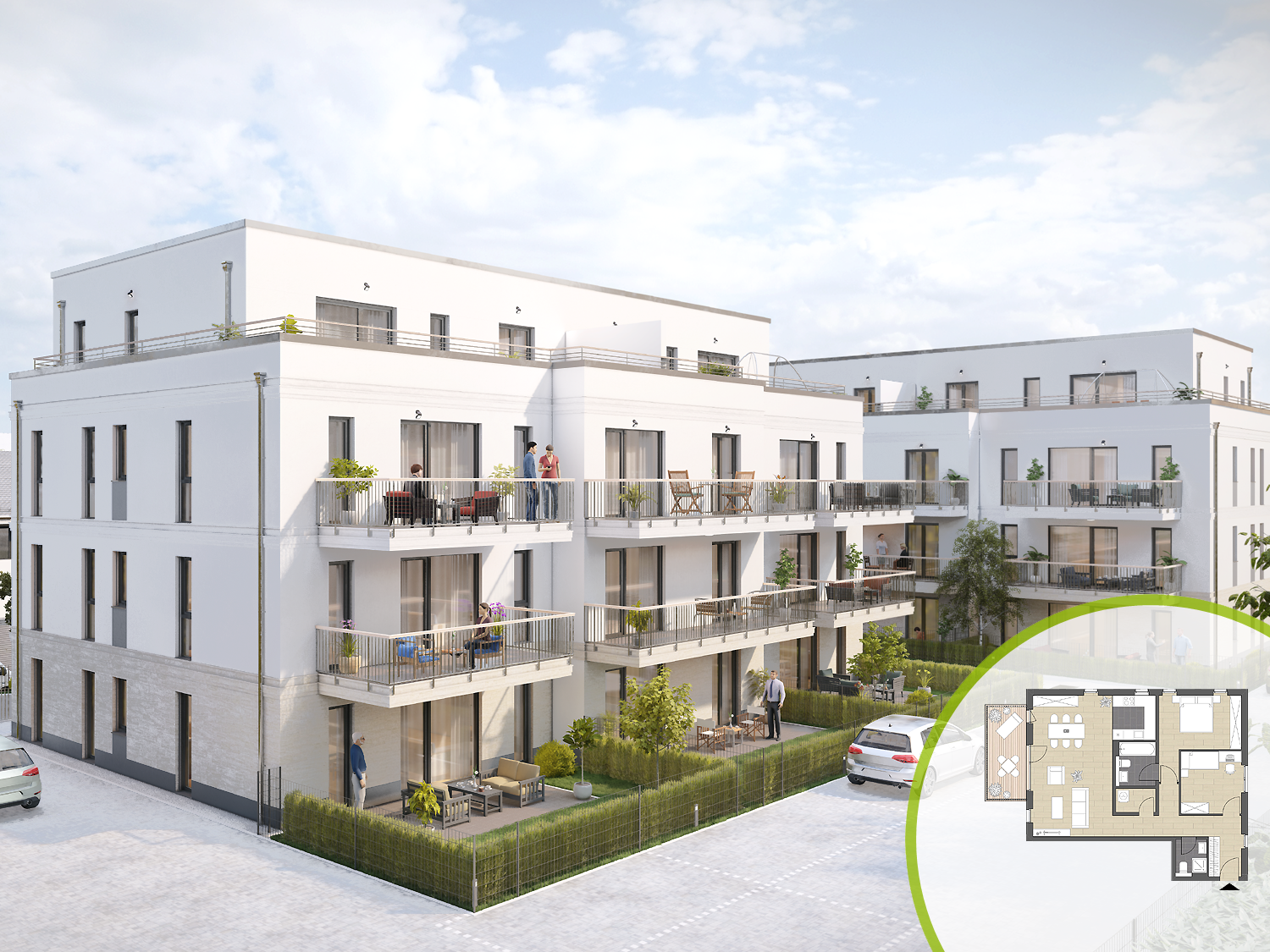 Wohnung zum Kauf provisionsfrei 415.000 € 3 Zimmer 95 m²<br/>Wohnfläche 1.<br/>Geschoss ab sofort<br/>Verfügbarkeit Alzeyer Straße 69 Bad Kreuznach Bad Kreuznach 55543