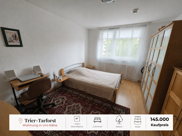 Wohnung zum Kauf 149.500 € 2 Zimmer 53 m² 1. Geschoss Olewig Trier 54296