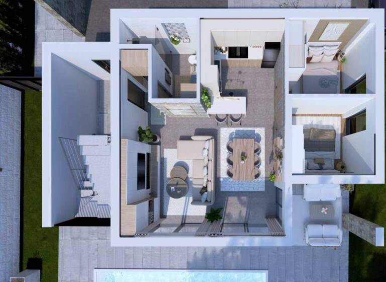 Wohnung zum Kauf 537.844 € 3 Zimmer 101 m² Petrcane - Kozino