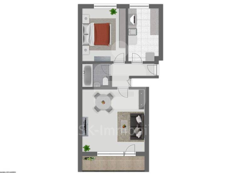 Wohnung zum Kauf 185.000 € 2 Zimmer 59 m² 1. Geschoss Grengel Köln / Grengel 51147